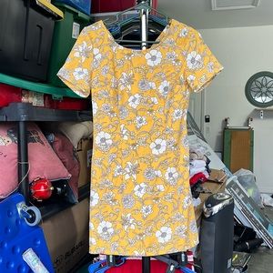 Yellow Dress with White Flowers